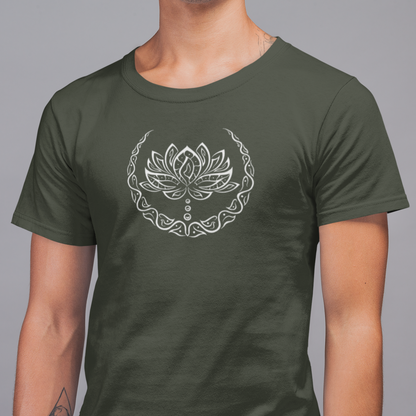 Lotus Blume | Organisches T-Shirt | Herren