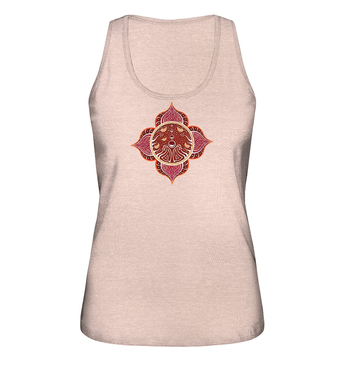 Chakras Yoga Tank Tops. Organic Cotton Yoga Shirts for Women