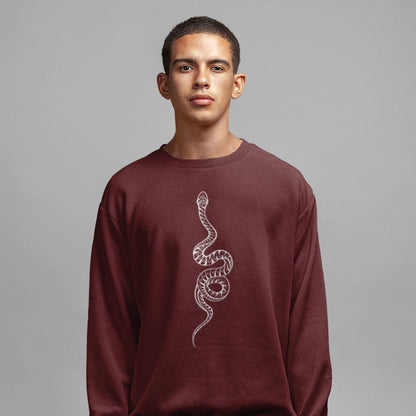 Schlangen Weisheit | Organisches Sweatshirt - Deivi