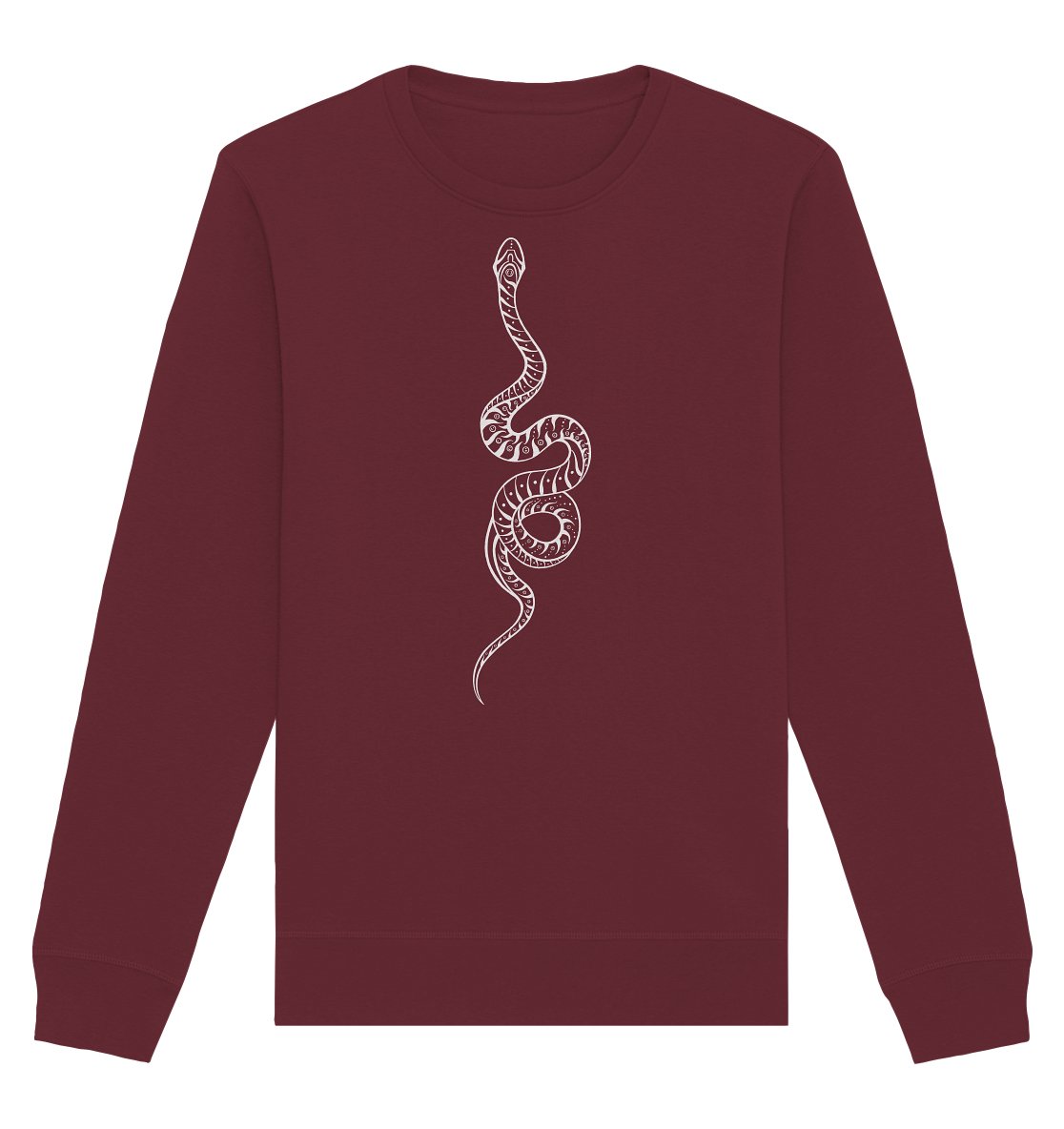 Schlangen Weisheit | Organisches Sweatshirt - Organic Basic Unisex Sweatshirt - Deivi