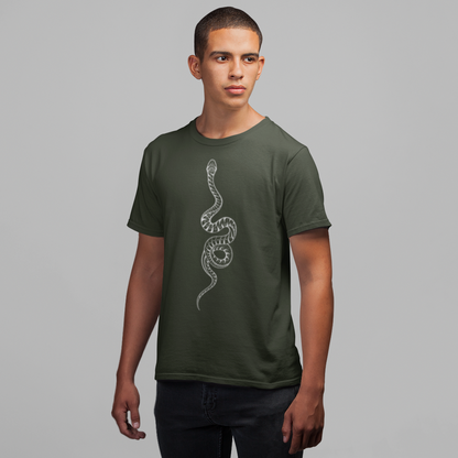 Snake Wisdom | Organic T-Shirt | Men