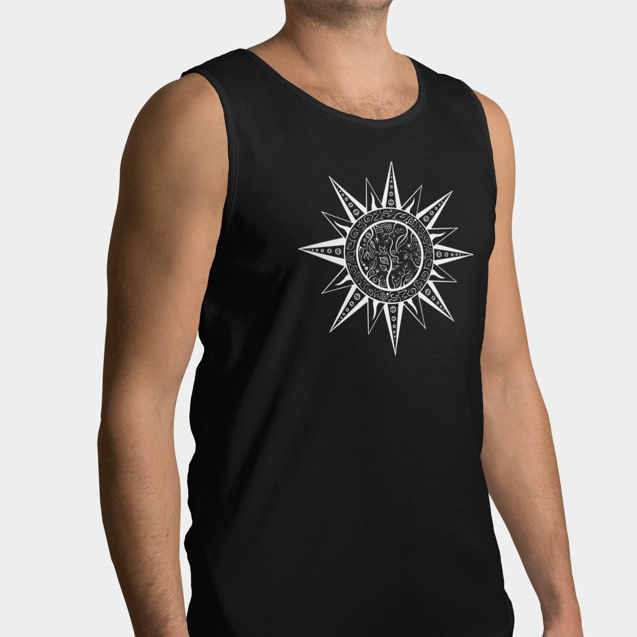 Sonne | Organisches Tank-Top | Herren - Deivi