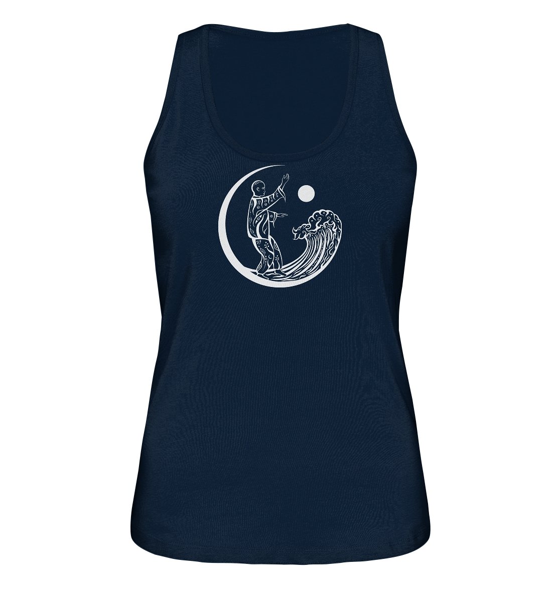 Qi Gong Tank-Top Woman Chi Gong Chi Kung navy blue