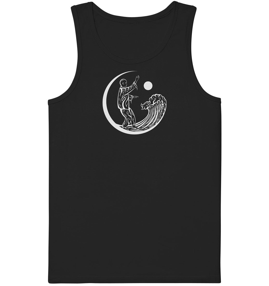 Qi Gong Tank-Top Man Chi Gong Chi Kung black