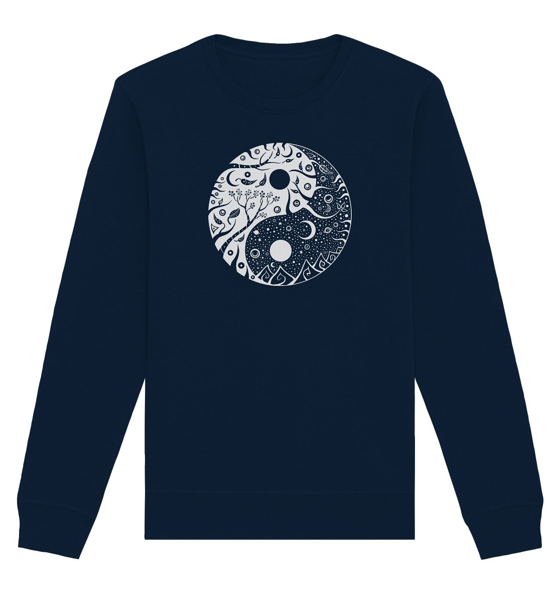 Yin und Yang | Organisches Unisex Sweatshirt - Deivi